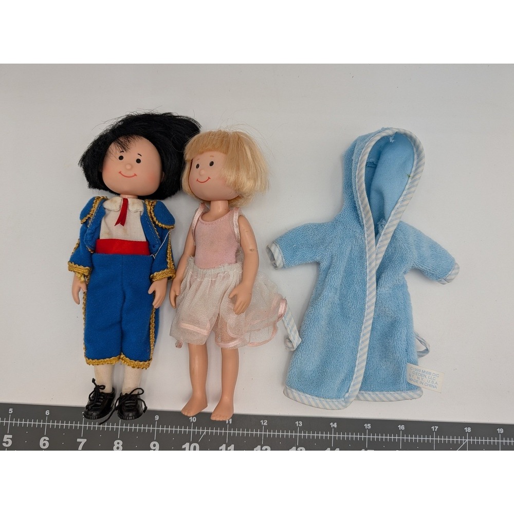Eden‎ Madeline Friends Nicole Pepito Doll Figure Blue Robe Lot READ Has Issues